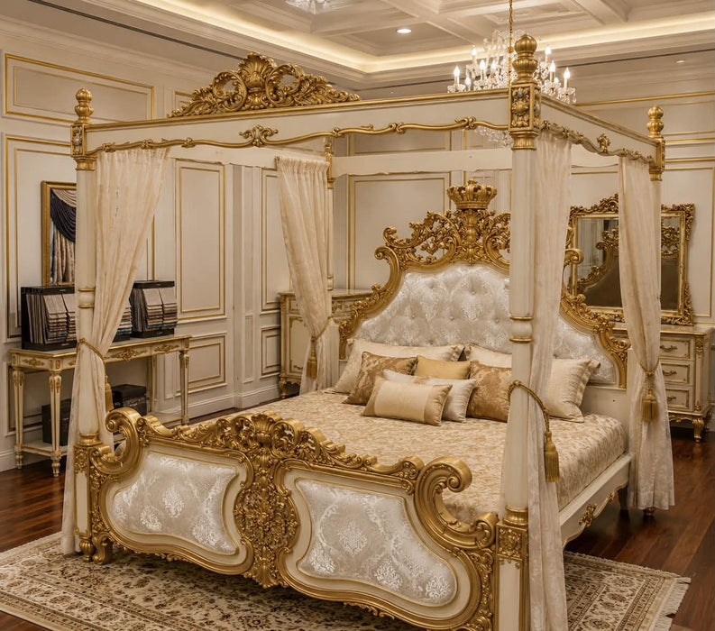 Imperial Gold Canopy Bed
