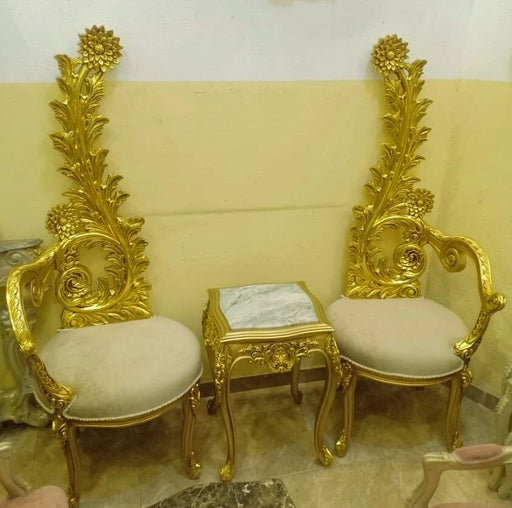 "Flower" Throne Chair Set